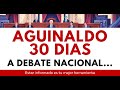 AGUINALDO 30 DIAS. APROBACIÓN. CUANDO INICIA #conciliaciónyarbitraje
