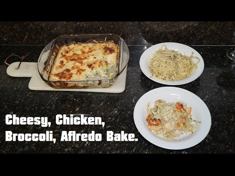 Carolyn & Earthling Cook - Cheesy Chicken Broccoli Alfredo Bake