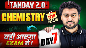NIOS Class 12th Chemistry Most Important Questions with Answer | Tandav 2.0 Batch Day 7th