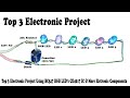 Top 3 Electronic Project Using BC547 RGB LED's CD4017 IC & More Eletronic Components