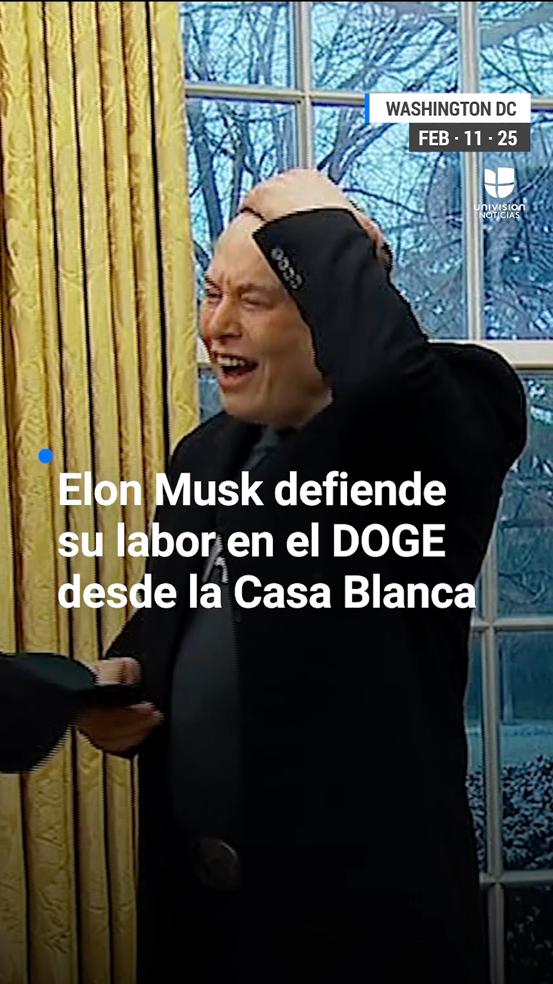 Elon Musk defendió su labor al frente del DOGE