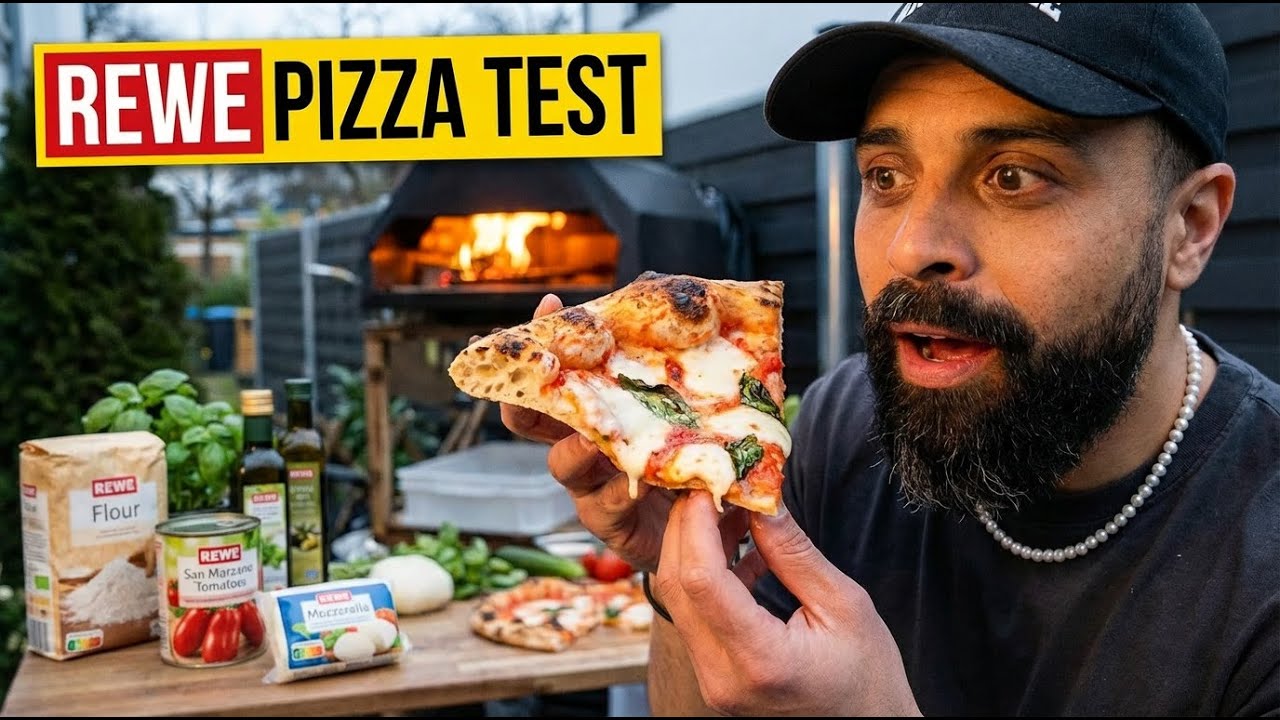 Homemade Pizza aus REWE Zutaten – besser als beim Italiener?