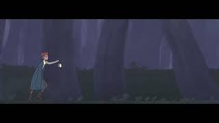multiplane walk cycle animation for 2D animation class