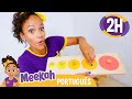 Meekah Aprende A Linguagem de Sinais no PlayLab! | 2 HORAS DA MEEKAH! | Blippi em Português