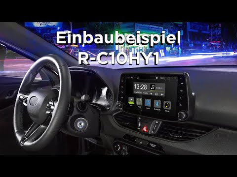 Android Autoradio für Hyundai I 30 Einbaubeispiel R-C10HY1