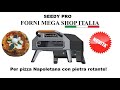 SPEEDY PRO MEGA SHOP ITALIA nuovo forno con pietra rotante per pizza Napoletana.