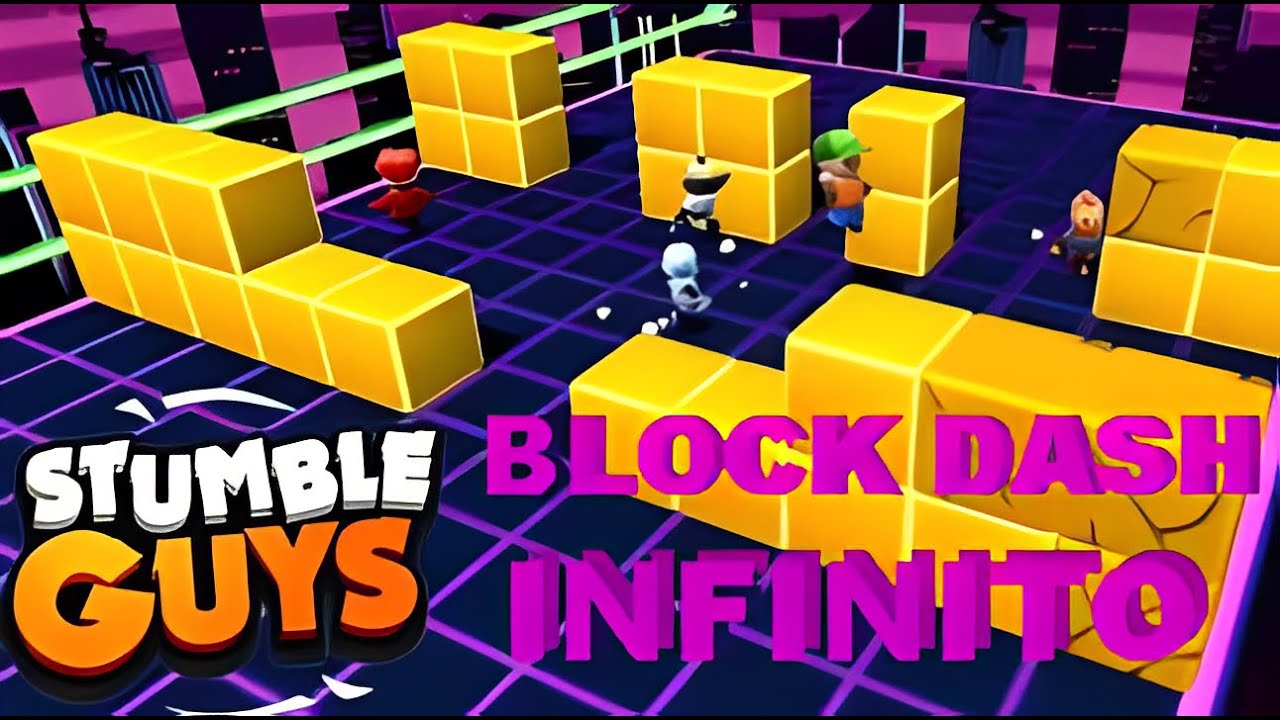 BLOCK DASH INFINITO en STUMBLE GUYS