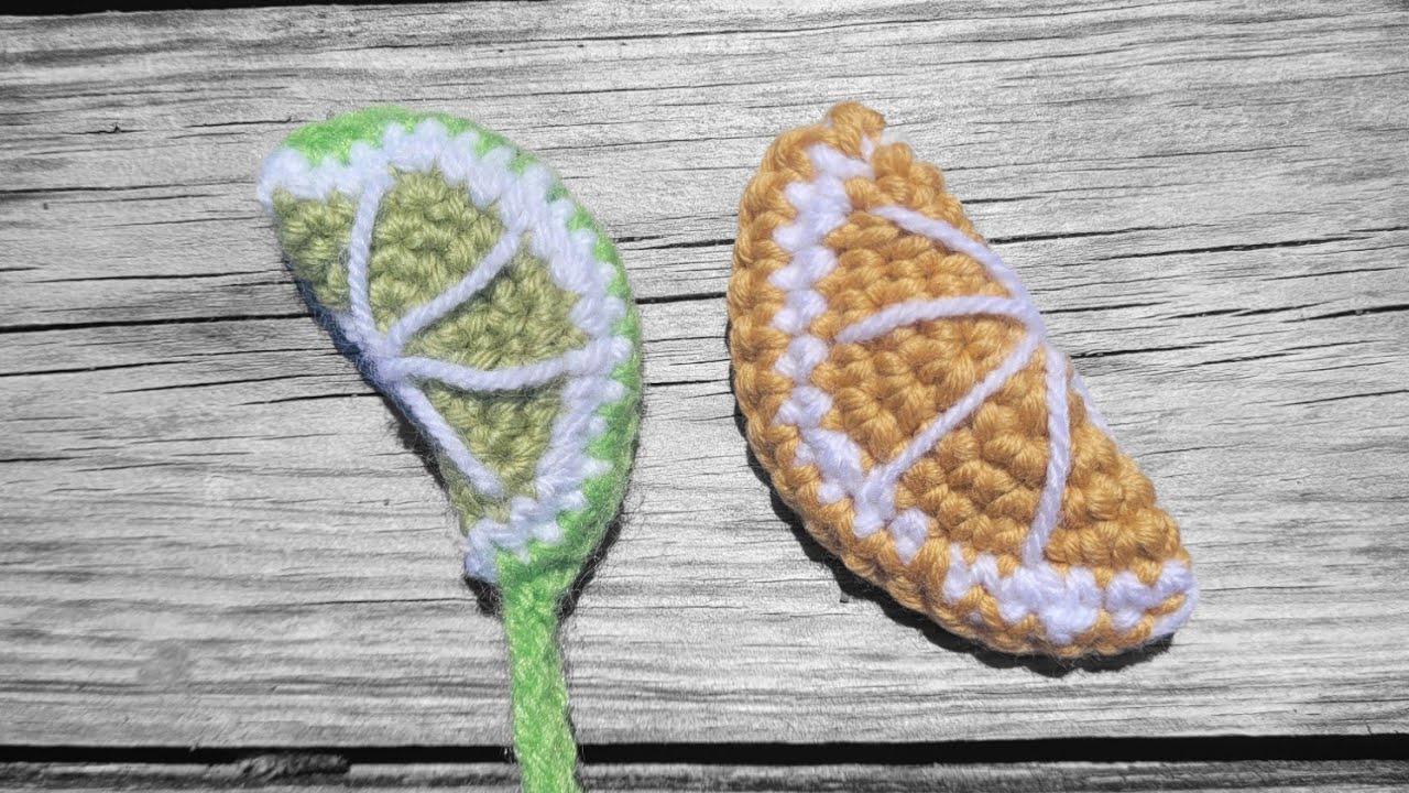 Orange porte clé au crochet en 10 minutes