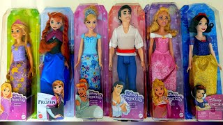 99 Minutes Disney Princess Collection ASMR Satisfying Unboxing | Disney Dolls Relaxing 
