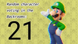 random character voting in the Backrooms ; 21