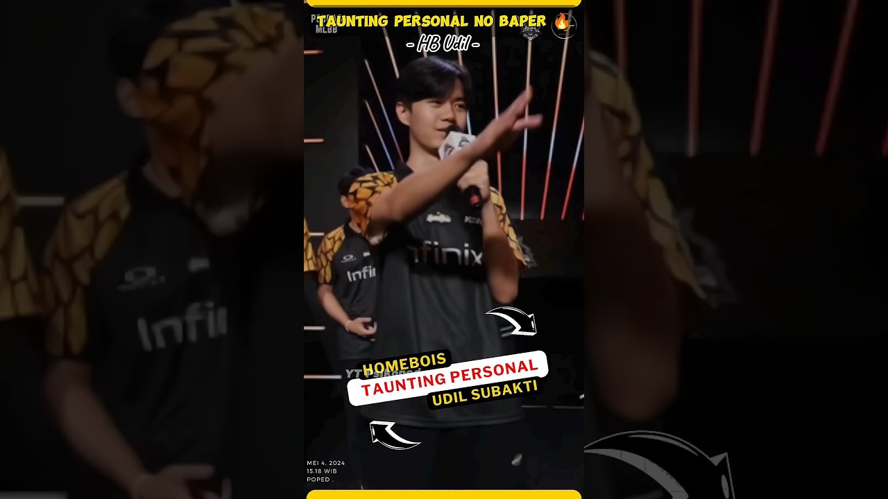 TAUNTING PERSONAL UDIL NO BAPER 🤭 | PSIKOPED