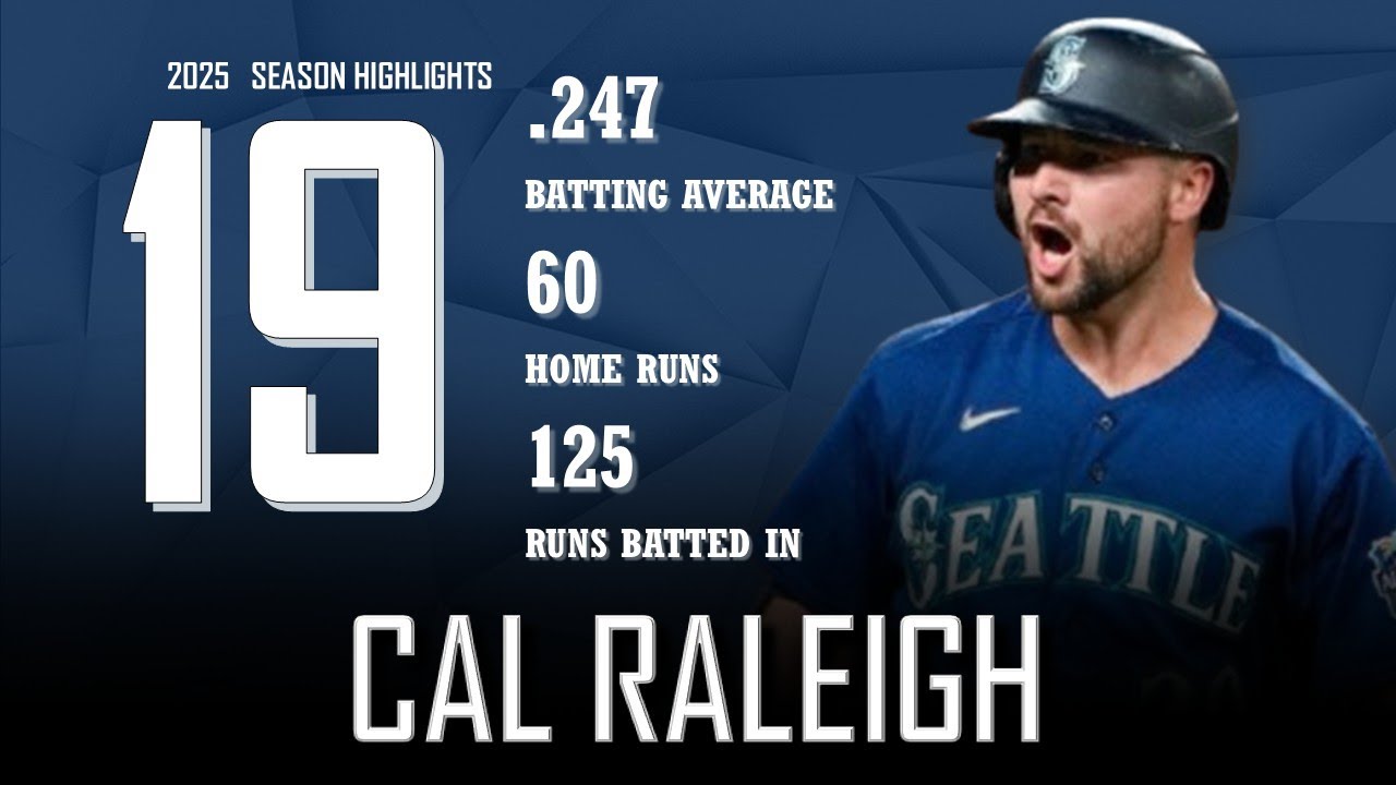 Cal Raleigh || 2025 Seattle Mariners Highlights - YouTube
