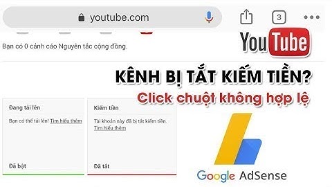 Cách Khôi Phục Tài Khoản Adsense Bị Vô Hiệu Hoá | Nhấp Chuột Không Hợp Lệ