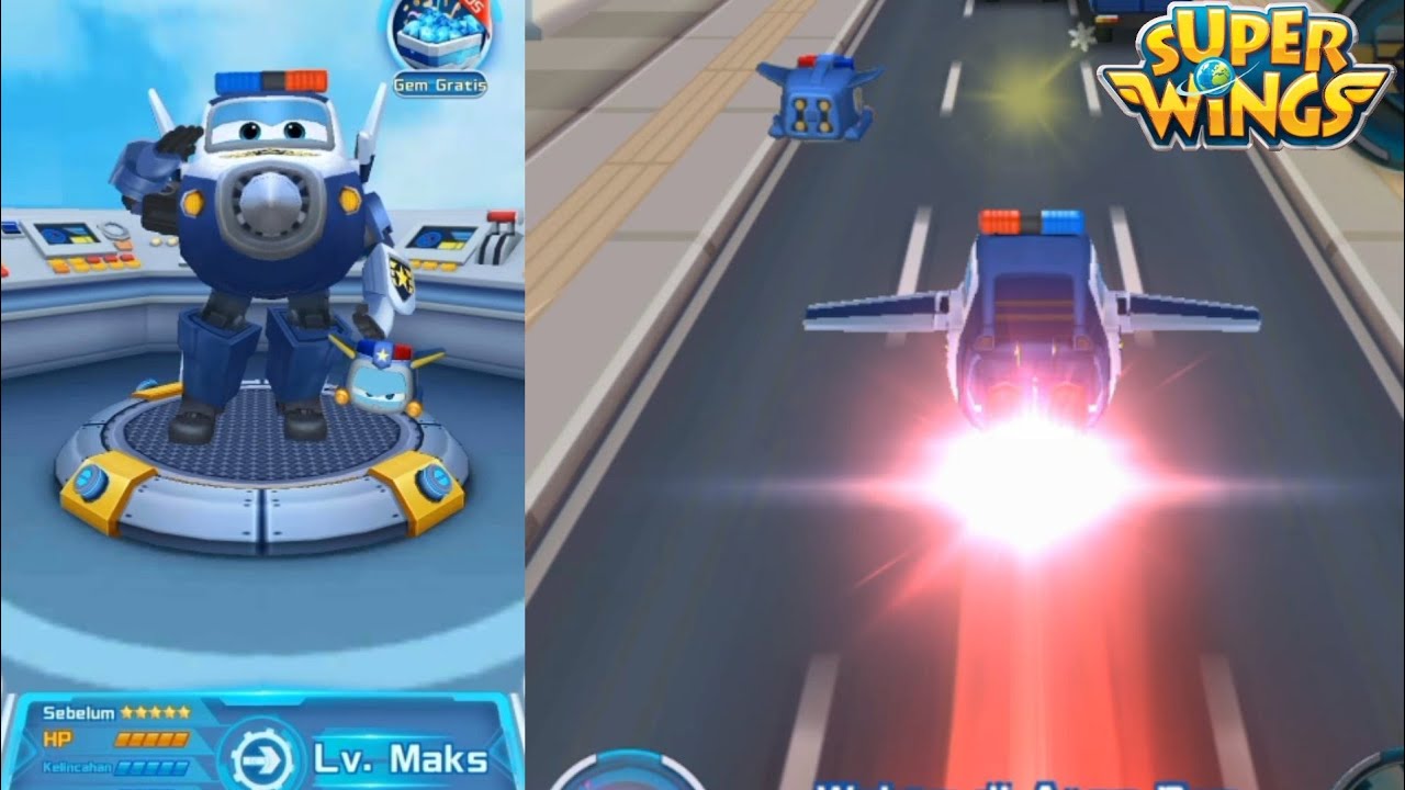 super wings jett run Paul Level Maks Season 45 Gameplay Android IOS