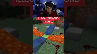 Crazy Diamond Farm In Minecraft!😱👀 #shorts screenshot 4