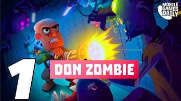 DON ZOMBIE Gameplay Walkthrough Part 1 - Levels 1-8 (iOS Android)