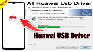 How to Install Huawei USB Driver in PC