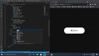 share button, social icons hover effects using HTML, CSS  | WEB Designing|