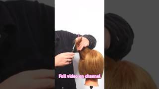 How to cut a shag bob