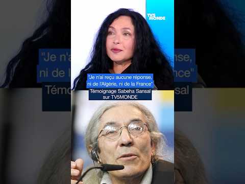 Algérie Sabeha Sansal La Fille De L Auteur Franco Algérien Boualem Sansal Témoigne Sur TV5MONDE