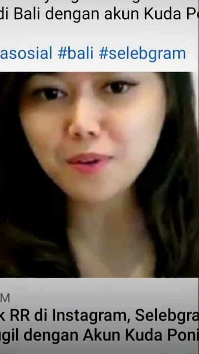 viral selebgram kuda poni ditangkap akibat video live bugilnya