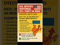 Big Trade Update: US Imposes 25% Tariff on India #shorts #shortsfeed