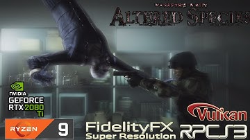 RPCS3 0.0.19 -13052 | Vampire Rain: Altered Species + 4K FSR  | PS3 Emulator Performance Gameplay