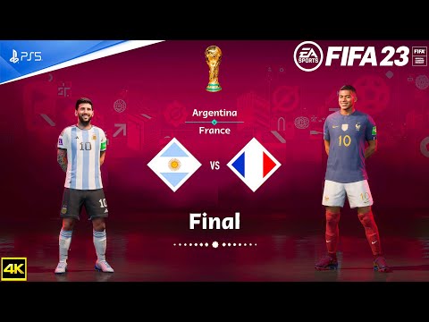 FIFA 23 - Argentina Vs France -  FIFA World Cup 2022 Qatar | Final | PS5™ [4K ]