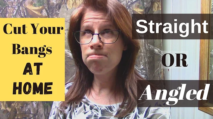 How To Cut Your Bangs At Home: Straight Or Angled