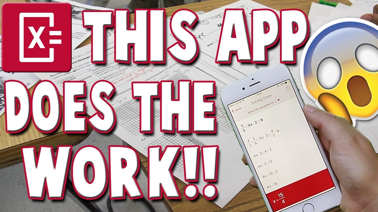 app to take picture of homework and get answers