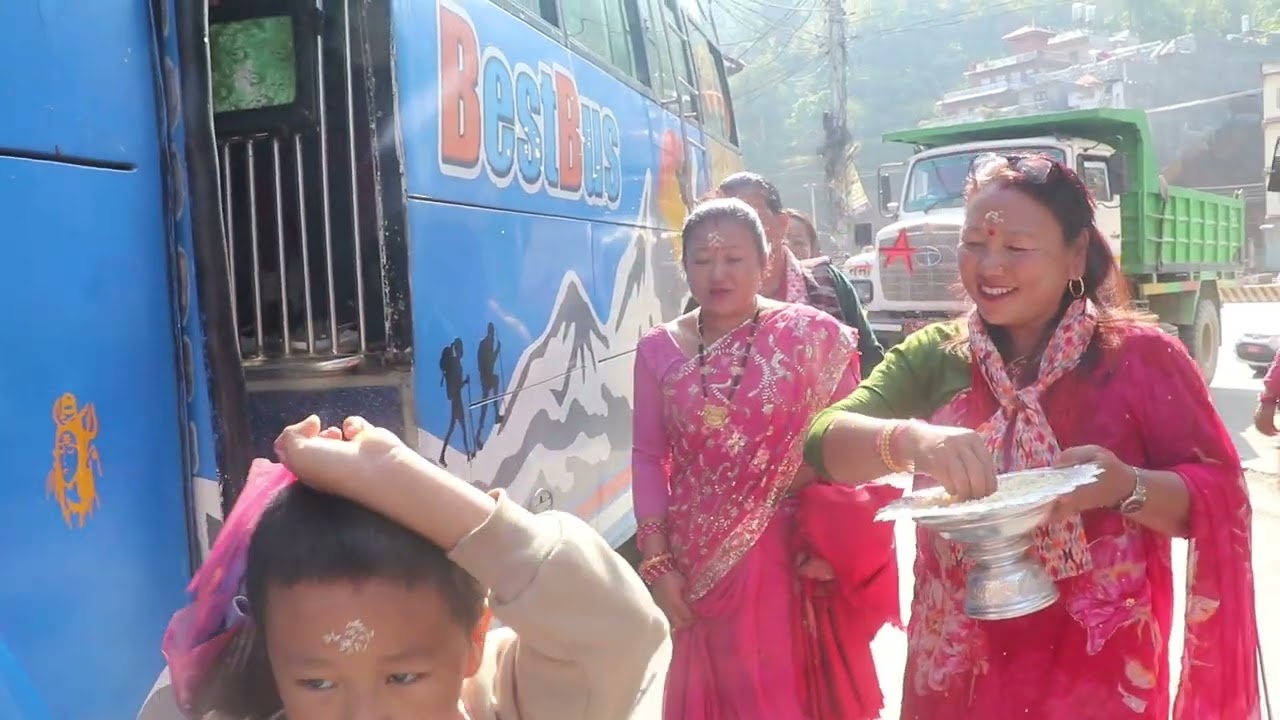 Subash Wedds Saru Full Wedding Flim Mai Manakamana Photo Dumre