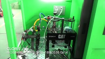 CR966 common rail test bench - common rail injector QR coding