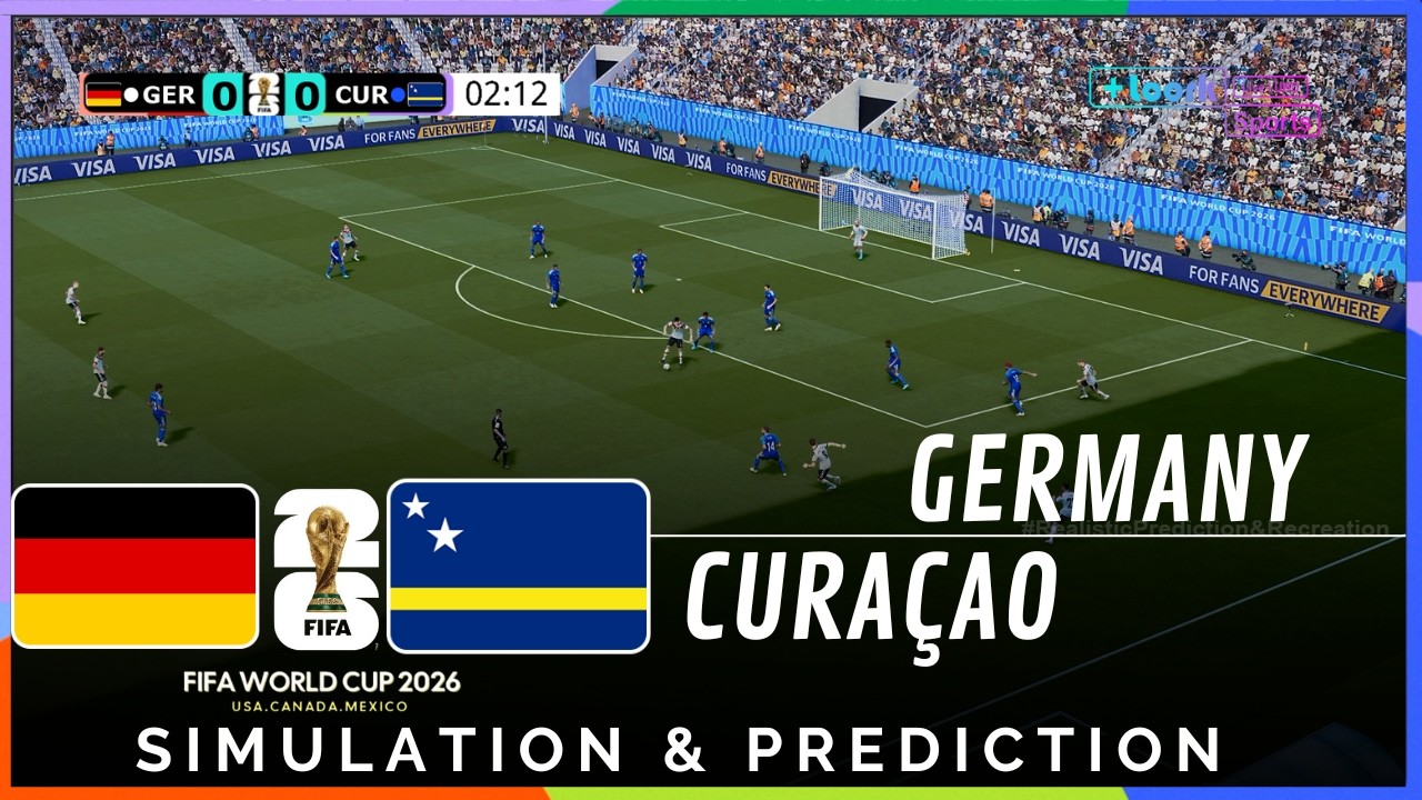 ✅ Germany vs Curaçao | 2026 World Cup | Realistic Prediction and Recreation (Gameplay)