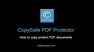 Copy Protect PDF - CopySafe PDF Protector