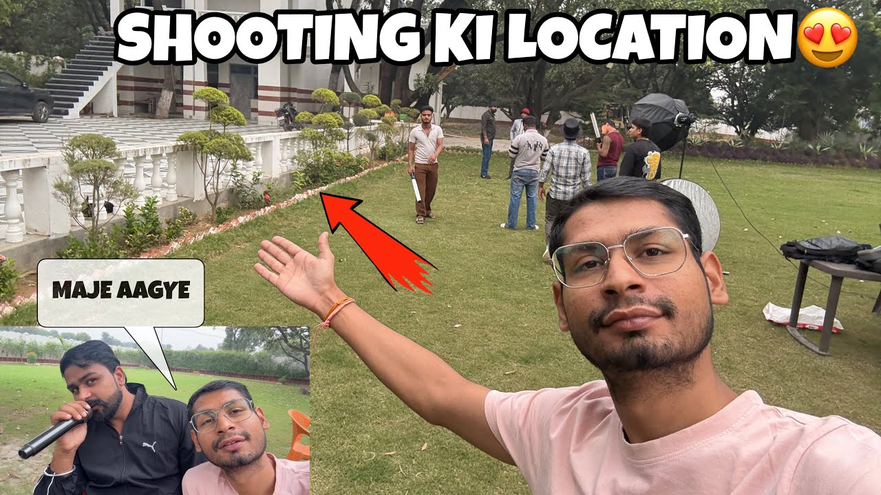 Shooting Ki Location Pe Maje😂😂 | Abhishek | Deepak Anish Comedy 