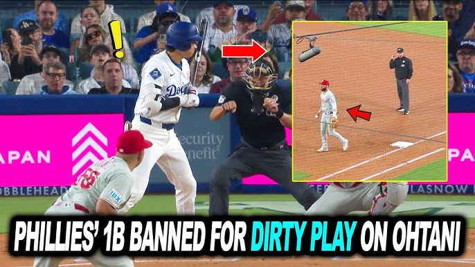 Phillies' 1B Player Banned For Season After Cheap Shot On Ohtani! Ohtani  Issues Stunning Statement - YouTube