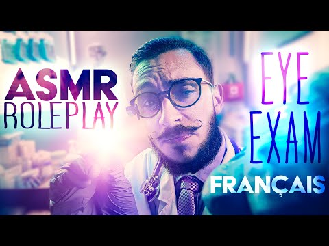 ASMR ROLEPLAY FR 👨🏻‍⚕️Examen des YEUX 👁️Tests de Vision 🔦