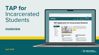 TAP for Incarcerated Students Walkthrough Recording