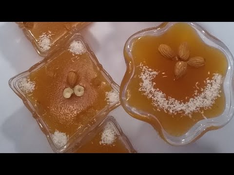 مهلبيه قمر الدين واسرع واسهل حلي ممكن تعمليه حلويات رمضان قمر الدين