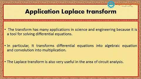 2. Application of Laplace transform