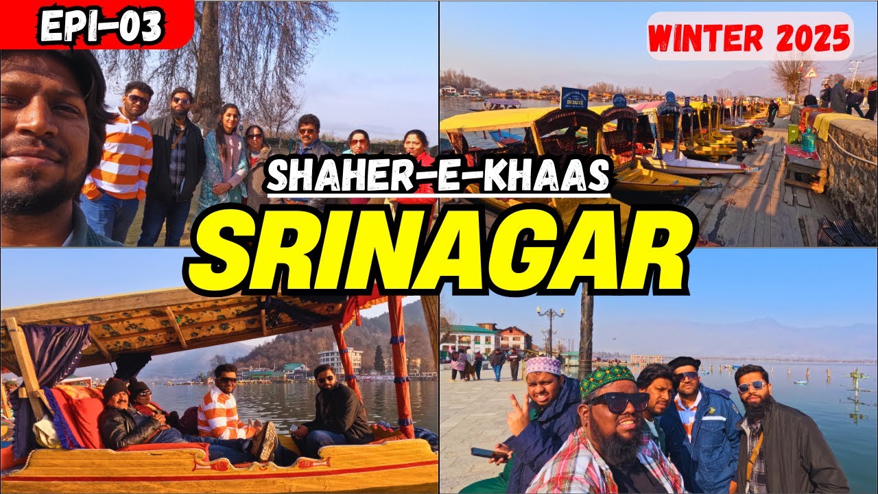 "Srinagar Day Tour 2025 | Dal Lake Shikara Ride, Mughal Gardens & Hazratbal"