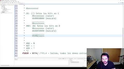 6.- MSP430F169 GPIO bitwise y mascaras