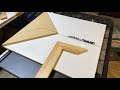 45 Degree Table Saw Crosscut Sled / Woodworking tools / Woodworking Jigs