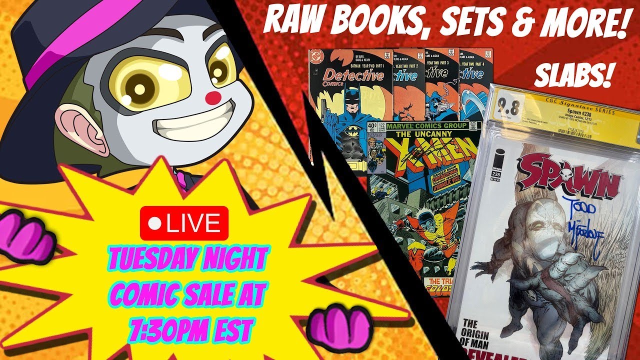 🚨Tuesday Night Comic Claim Sale 7:30PM EST🚨