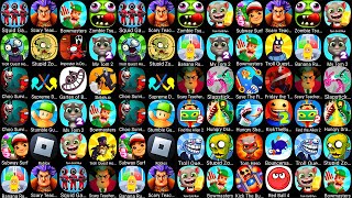 Squid Game,Scary Teacher 3D,Bowmasters,Zombie Tsunami,My Talking Tom 2,Troll Quest,Stumble Guys screenshot 5