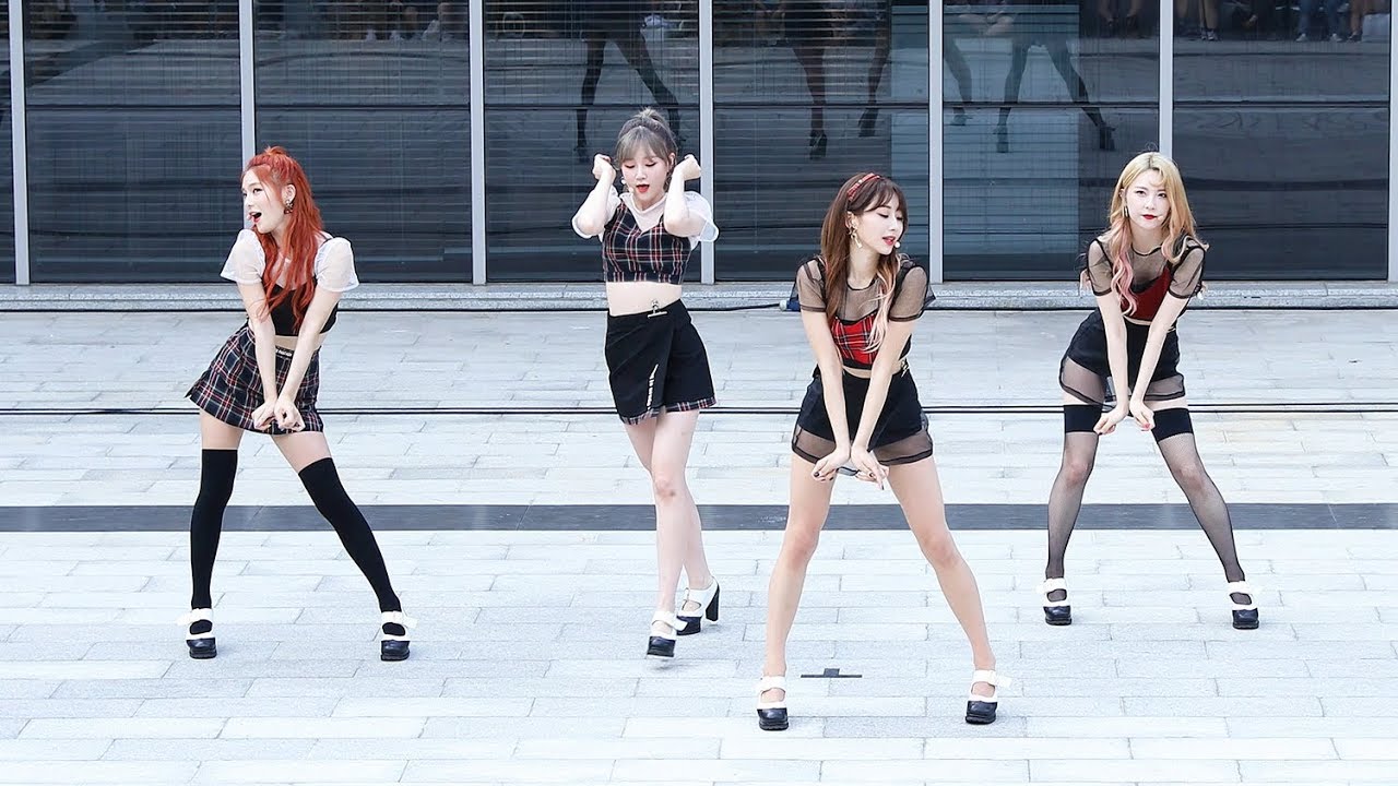 170805 나인뮤지스(9MUSES) - 입술에 입술 (Lip 2 Lip) [수서역 SRT 게릴라 공연] 4K 직캠 by 비몽