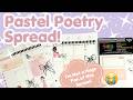 Pastel Poetry Plan With Me | Not My Favorite Spread | Classic Happy Planner