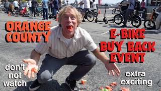 Dave England at Orange County E-bike Buy Back Event