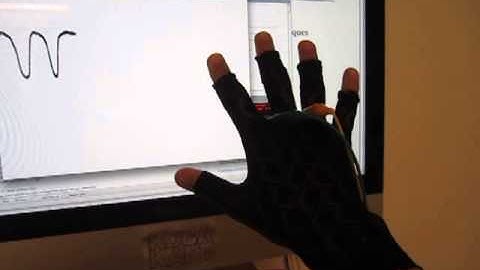 Finger Bend Sensor Test (Eeontex LR SLPA MM-1-54, whole hand, contacts between fingers)