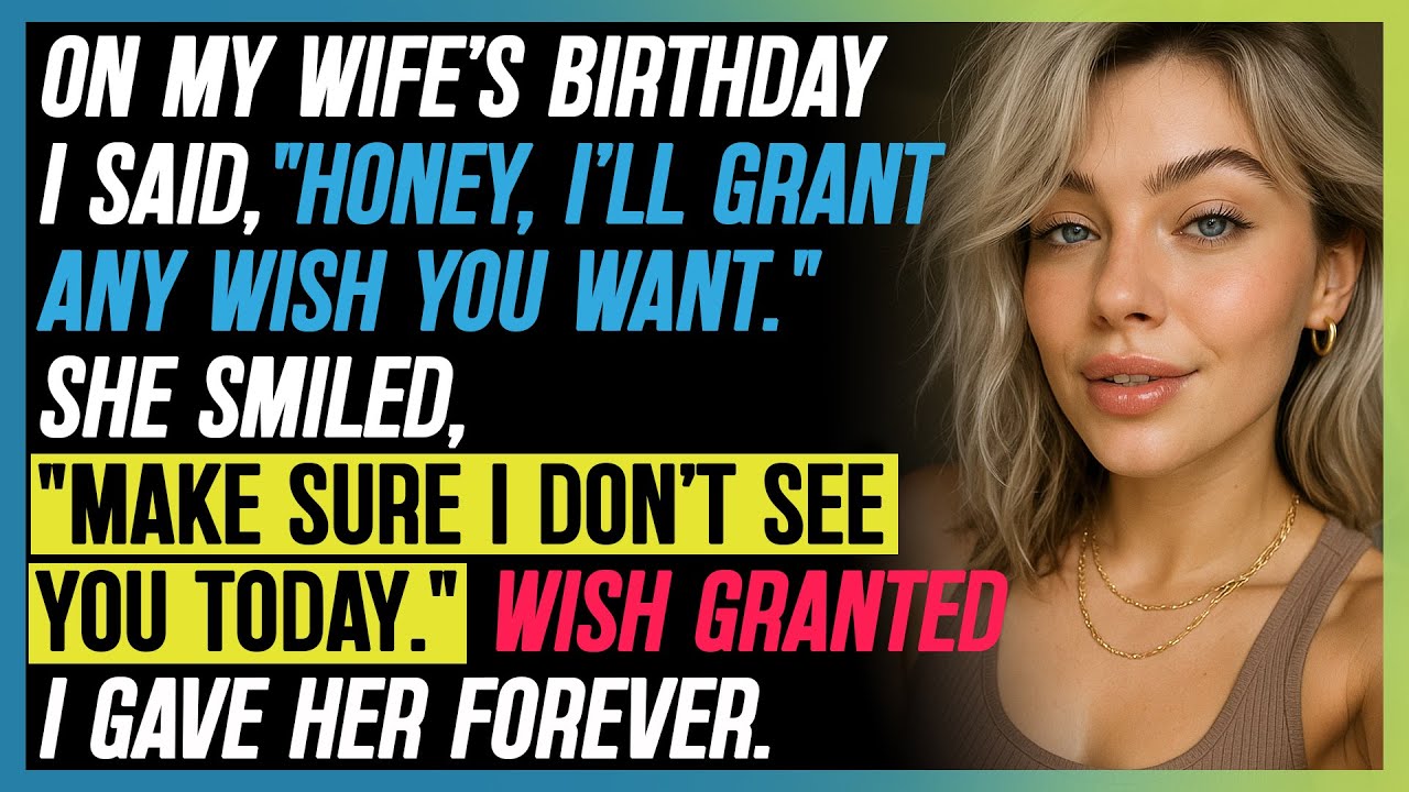 On My Wife’s Birthday I Said 